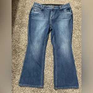 26 Lane Bryant Boot Cut Jeans with Tighter Tummy Texhnology